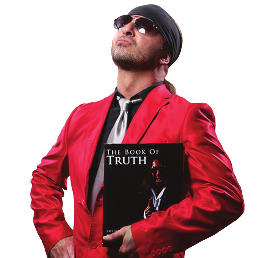 Head trainer of House of Truth Pro Wrestling School and Ring of Honor alumni Truth Martini in his signature red jacket